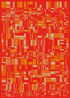 Rastgele renklendirilmiş soyut çokgenler üretken sanat arkaplanı çizimi 