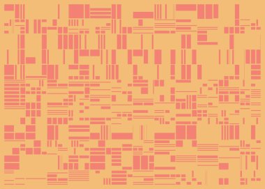 Rastgele renklendirilmiş soyut çokgenler üretken sanat arkaplanı çizimi 