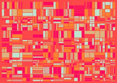 Rastgele renklendirilmiş soyut çokgenler üretken sanat arkaplanı çizimi 