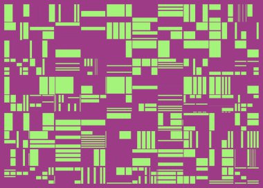 Rastgele renklendirilmiş soyut çokgenler üretken sanat arkaplanı çizimi 