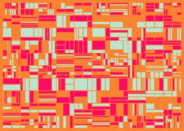 Rastgele renklendirilmiş soyut çokgenler üretken sanat arkaplanı çizimi 