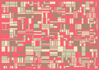 Rastgele renklendirilmiş soyut çokgenler üretken sanat arkaplanı çizimi 