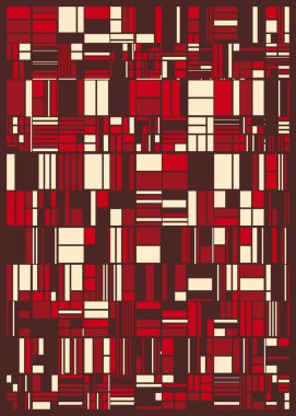 Rastgele renklendirilmiş soyut çokgenler üretken sanat arkaplanı çizimi 