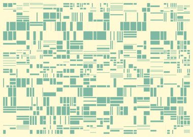 Soyut yeşil çokgenler üretken sanat arkaplanı çizimi 