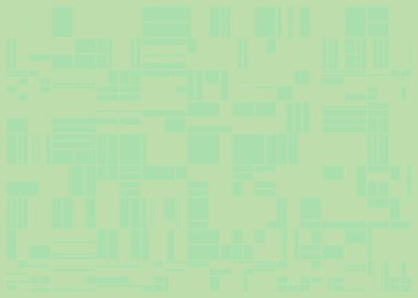 Soyut yeşil çokgenler üretken sanat arkaplanı çizimi 