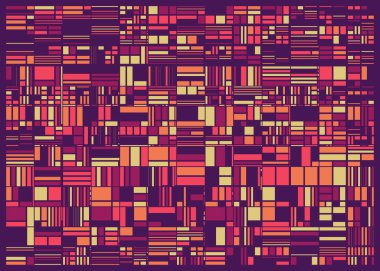 Soyut Renk Poligonları Üretken Sanat arkaplan illüstrasyonu