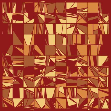 Soyut Renk Poligonları Üretken Sanat arkaplan illüstrasyonu