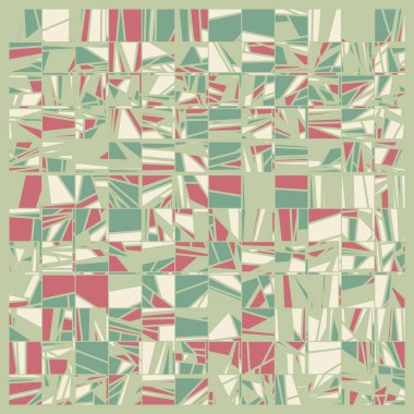 Soyut Renk Poligonları Üretken Sanat arkaplan illüstrasyonu