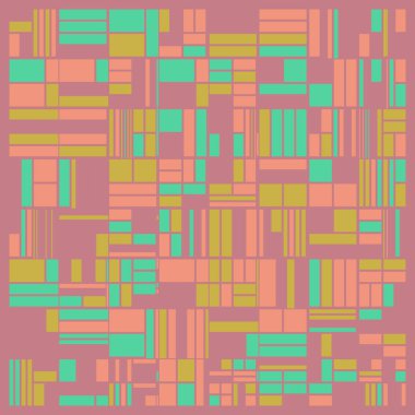 Soyut Renk Poligonları Üretken Sanat arkaplan illüstrasyonu