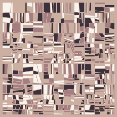 Soyut Renk Poligonları Üretken Sanat arkaplan illüstrasyonu