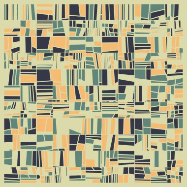 Soyut Renk Poligonları Üretken Sanat arkaplan illüstrasyonu