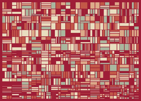 Absztrakt Véletlenszerű Színes Sokszögek Generatív Művészet Háttér Illusztráció — Stock Vector