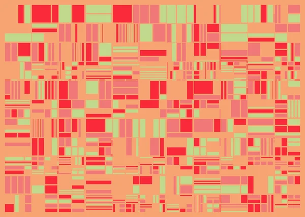Resumen Polígonos Color Aleatorio Ilustración Fondo Arte Generativo — Vector de stock