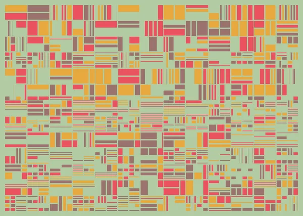 Abstract Random Color Poligones Generative Art Background Illustration — Stock Vector