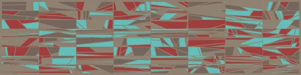 Abstraktní Náhodné Barevné Poligones Generativní Art Pozadí Ilustrace — Stockový vektor