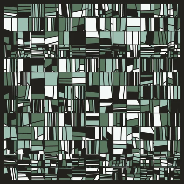 Abstract Random Color Poligones Generatieve Kunst Achtergrond Illustratie — Stockvector