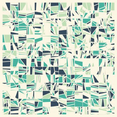 Soyut Renk Poligonları Üretken Sanat arkaplan illüstrasyonu