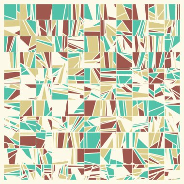 Soyut Renk Poligonları Üretken Sanat arkaplan illüstrasyonu