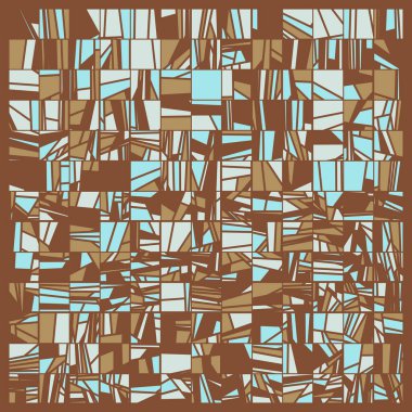 Rastgele renklendirilmiş soyut çokgenler üretken sanat arkaplanı çizimi 