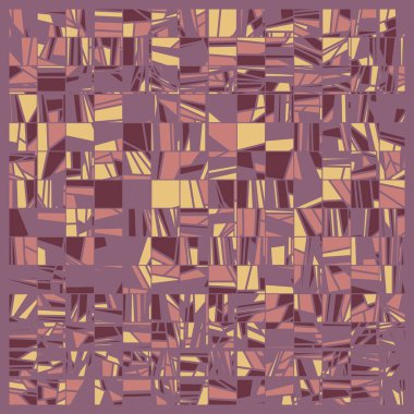 Rastgele renklendirilmiş soyut çokgenler üretken sanat arkaplanı çizimi 