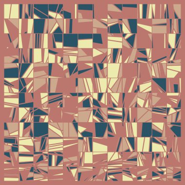 Soyut Renk Poligonları Üretken Sanat arkaplan illüstrasyonu