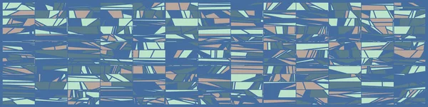 Αφηρημένη Τυχαία Απεικόνιση Φόντο Μπλε Πολύγωνα — Διανυσματικό Αρχείο