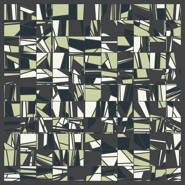 Αφηρημένη Τυχαία Πράσινο Πολύγωνα Αναγεννητική Τέχνη Φόντο Εικονογράφηση — Διανυσματικό Αρχείο