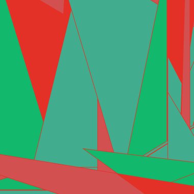 Rastgele renklendirilmiş soyut çokgenler üretken sanat arkaplanı çizimi 