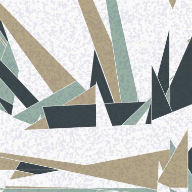 Soyut Renk Poligonları Üretken Sanat arkaplan illüstrasyonu