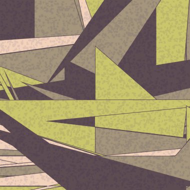 Soyut Renk Poligonları Üretken Sanat arka planı, vektör illüstrasyonu