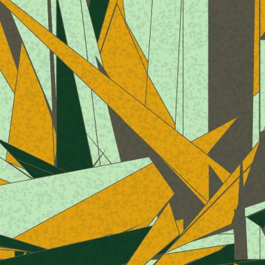 Soyut Renk Poligonları Üretken Sanat arka planı, vektör illüstrasyonu