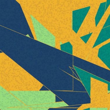 Soyut Renk Poligonları Üretken Sanat arka planı, vektör illüstrasyonu