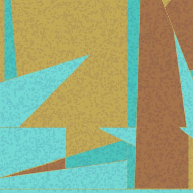 Soyut Renk Poligonları Üretken Sanat arka planı, vektör illüstrasyonu