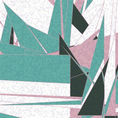 Soyut Renk Poligonları Üretken Sanat arka planı, vektör illüstrasyonu