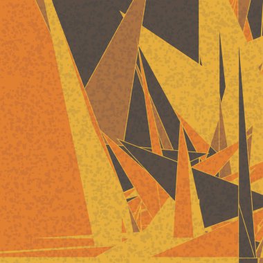 Soyut Renk Poligonları Üretken Sanat arka planı, vektör illüstrasyonu