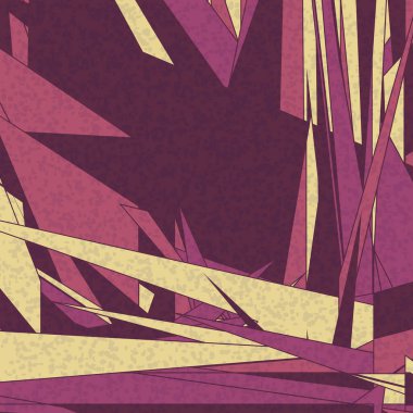 Soyut Renk Poligonları Üretken Sanat arka planı, vektör illüstrasyonu