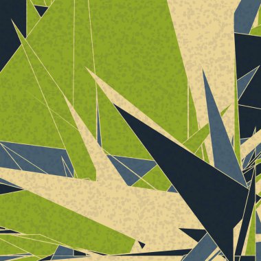 Soyut Renk Poligonları Üretken Sanat arka planı, vektör illüstrasyonu