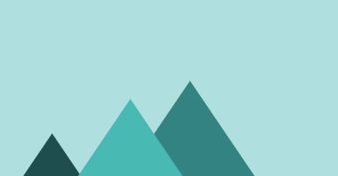 Dağlar Panorame Soyut Rasgele Yerleştirilmiş Üretici Sanat arkaplan illüstrasyonu