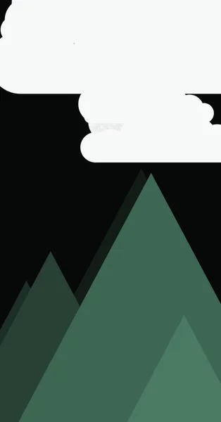 Βουνά Πανόραμα Αφηρημένη Τυχαία Τοποθετημένη Εικαστική Τέχνη Φόντο Εικονογράφηση — Διανυσματικό Αρχείο