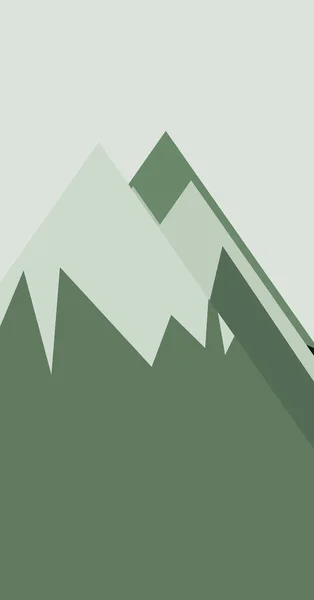 Montagnes Panorame Résumé Illustration Fond Art Génératif Placé Aléatoirement — Image vectorielle