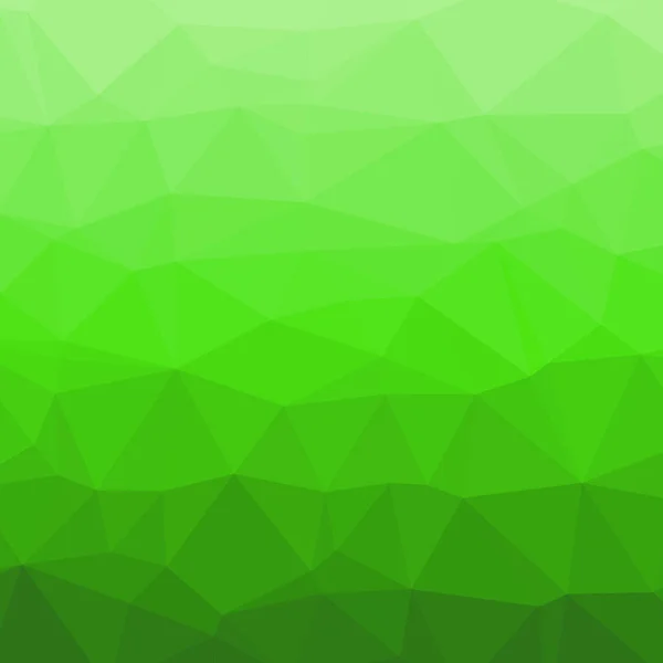 Zelený Gradient Geometrické Mnohoúhelníkové Pozadí Texturou — Stockový vektor