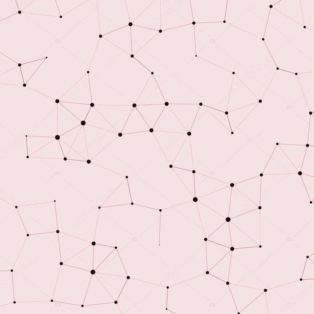 network mesh procedural art background illustration  