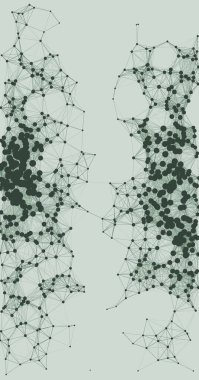 Ağ ağ ağ örgüsü işletim sanatı arkaplan illüstrasyonu  