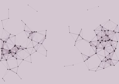 network mesh procedural art background illustration   clipart
