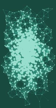 Ağ ağ ağ örgüsü işletim sanatı arkaplan illüstrasyonu  
