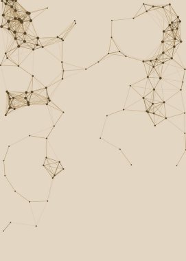 Ağ ağ ağ örgüsü işletim sanatı arkaplan illüstrasyonu  