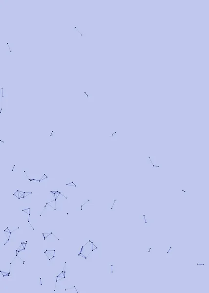 ネットワークメッシュプロシージャアート青の背景イラスト — ストックベクタ
