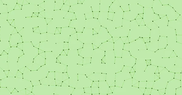Мережева Сітка Процедурне Мистецтво Зелений Фон Ілюстрація — стоковий вектор
