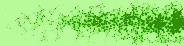 Зеленая Фоновая Иллюстрация Сетевой Сетки — стоковый вектор