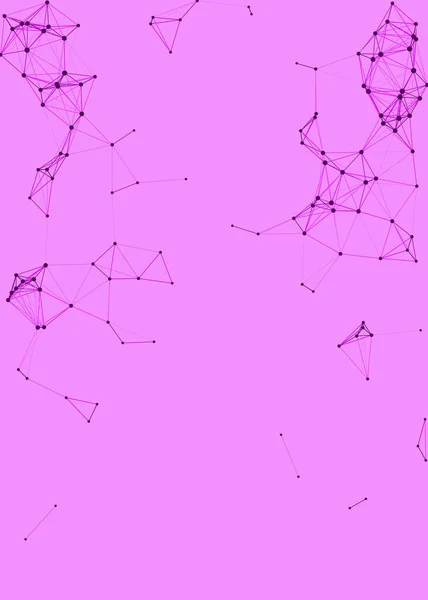 Netzwerk Mesh Verfahrenskunst Lila Hintergrund Illustration — Stockvektor
